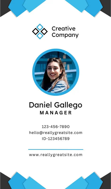 School ID card template - Payal Production